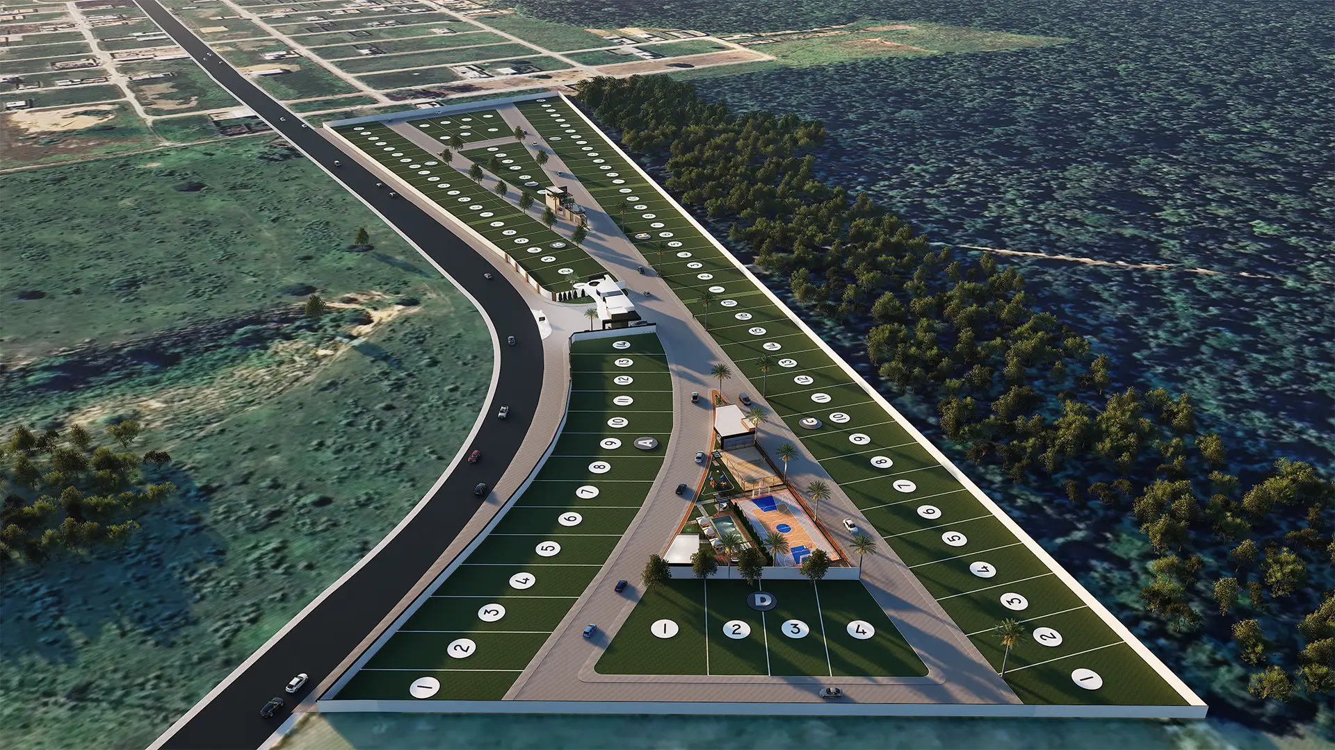 Mapa ilustrado do empreendimento